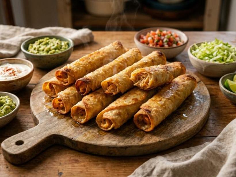 Chicken Flautas Recipe: Golden Rolls Worth the Mess photo