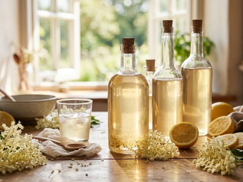 Why is an elder flower cordial the perfect summer drink? photo