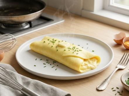 How to Make a French Omelette photo