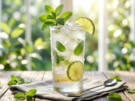 How to Craft a Refreshing Mint Julep Non Alcoholic Mocktail photo