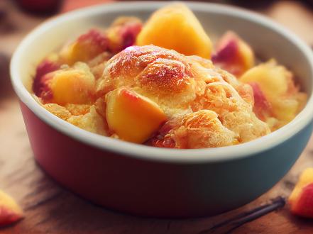 Peach Cobbler That Feels Like Long Afternoons photo