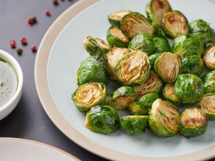The Crispiest Roasted Brussel Sprouts You'll Want to Eat by the Pan photo
