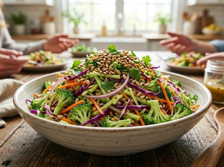 Vegan Broccoli Slaw That Actually Tastes Like Something You Crave photo